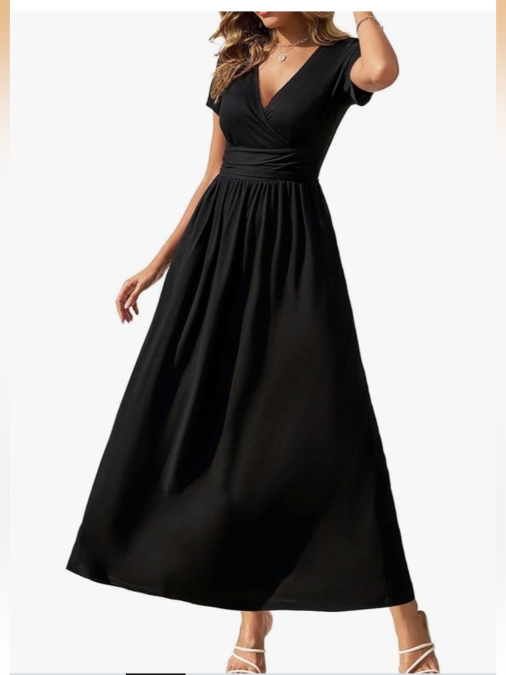 Gracyoga Short Sleeve Maxi Dress Medium